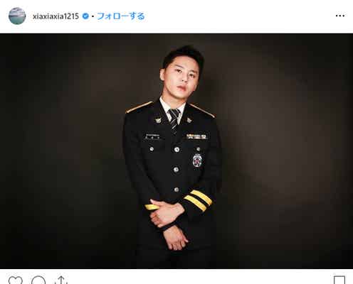 JYJ・ジュンスが除隊 出迎えた大勢のファンに感謝
