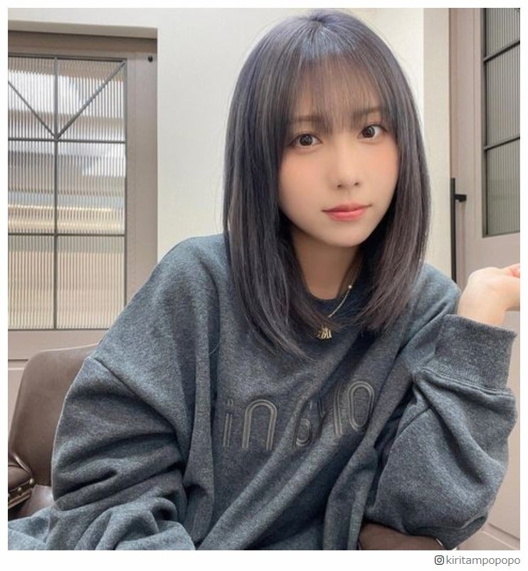 活動休止のきりたんぽ、暗髪に大胆イメチェン「すごい久しぶりの美容院」