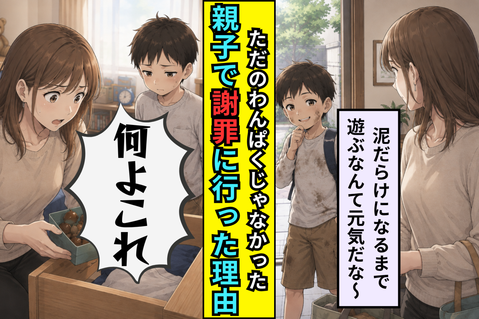 「ミッション成功」と話す息子。引き出しの箱で知った遊びの中身