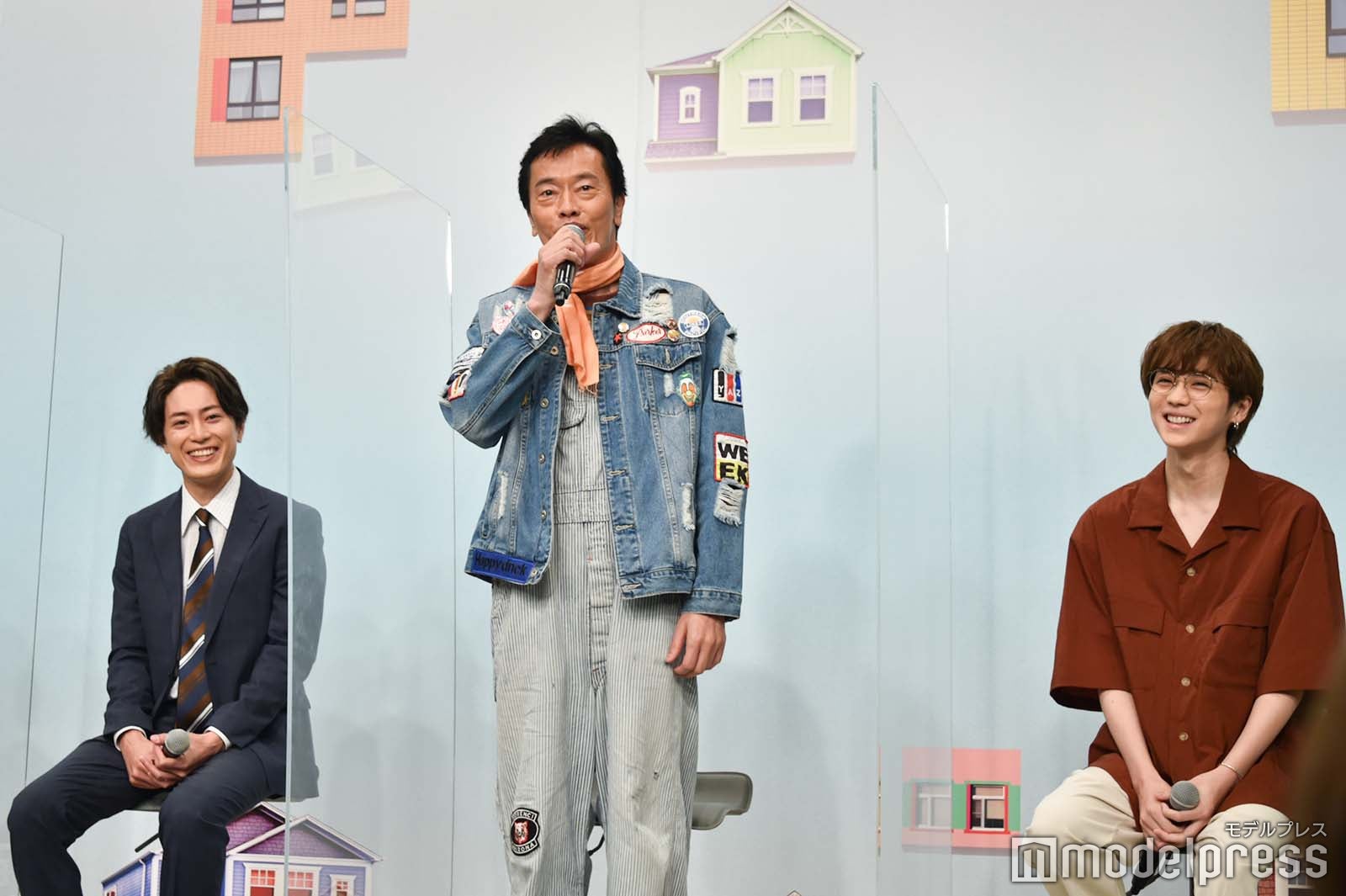 間宮祥太朗、遠藤憲一、吉野北人 （C）モデルプレス
