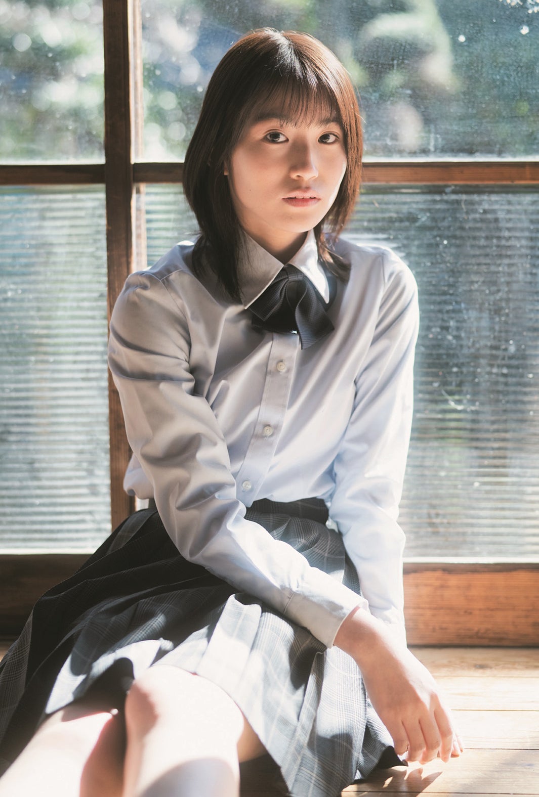 「B.L.T.graduation2021高校卒業」セブンネットショッピング購入特典ポストカード／掛橋沙耶香（提供写真）