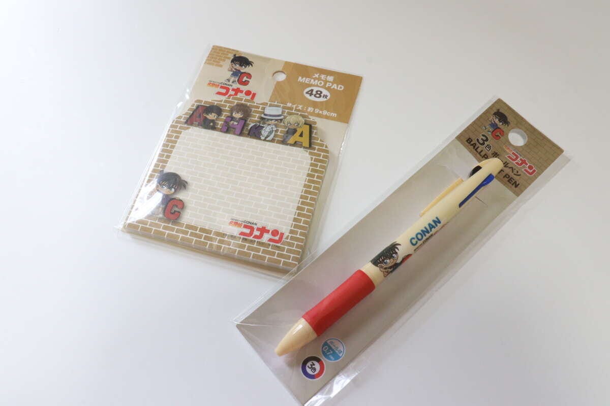 名探偵コナン メモ帳 名探偵コナン 三色ボールペン コナン 名探偵コナン メモ帳 名探偵コナン 三色ボールペン コナン