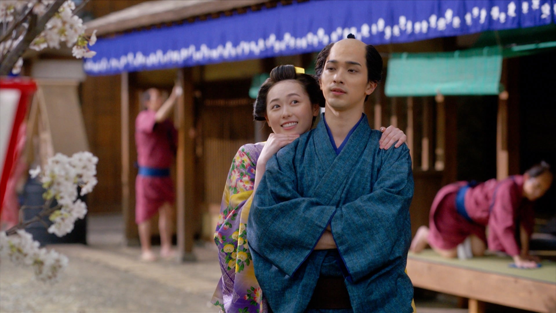 福原遥、横浜流星（C）NHK