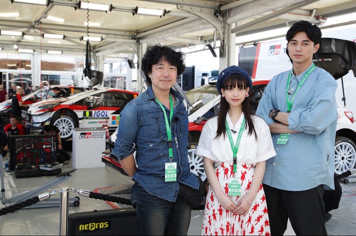 (左から)羽住英一郎監督、森川葵、東出昌大 (C)Naoki Kobayashi/CINQ