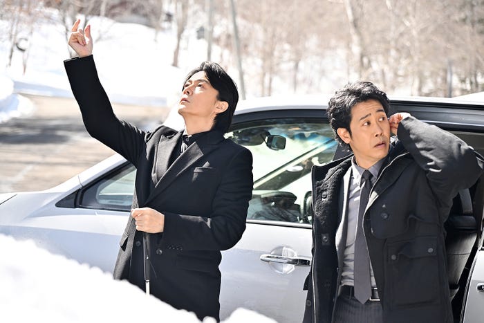 福山雅治、大泉洋(C)2025映画「ラストマン」製作委員会