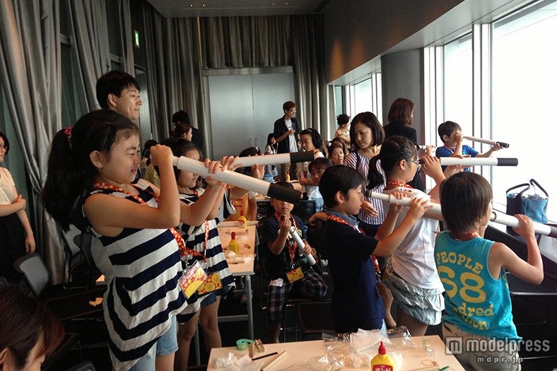 キッズワークショップ（過去の様子）／画像提供：森ビル