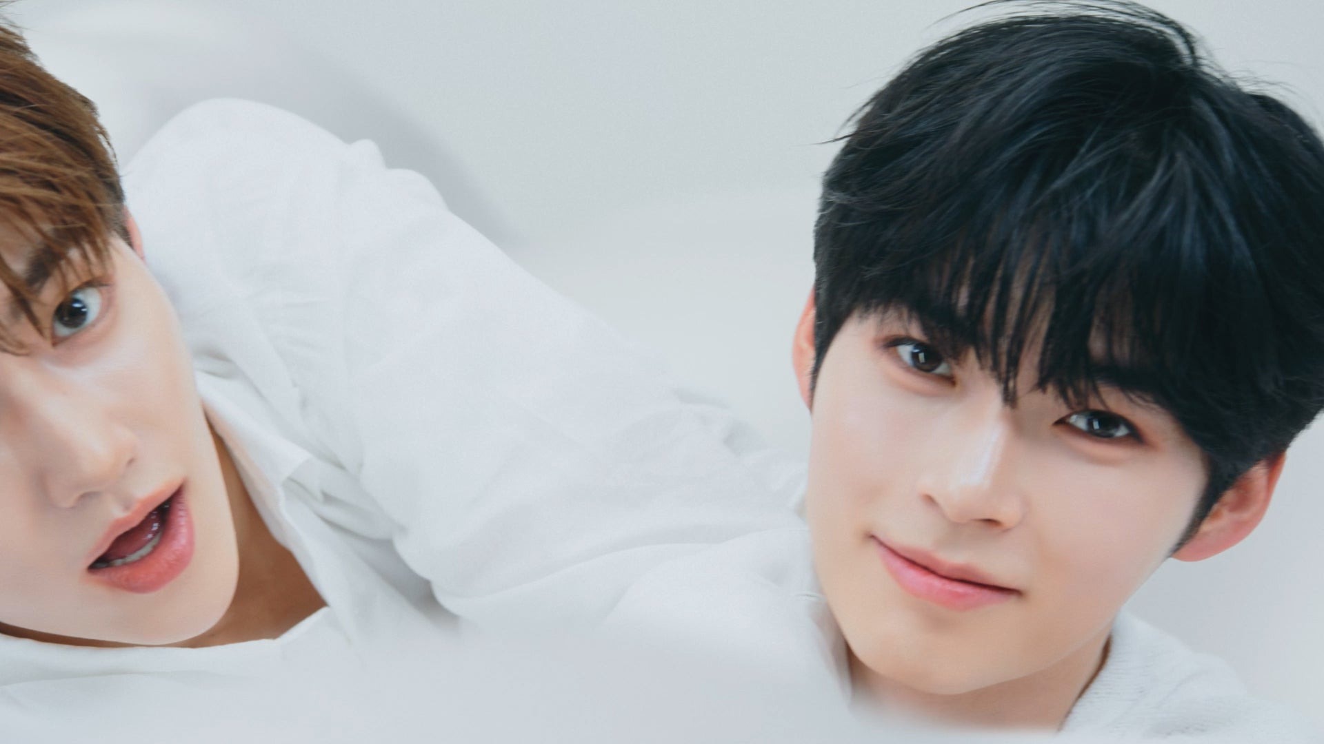 新CM「ビフェスタ 泡洗顔」篇より（提供写真）