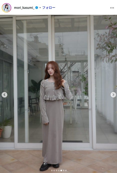 ブリーチ後の森香澄/森香澄Instagramより