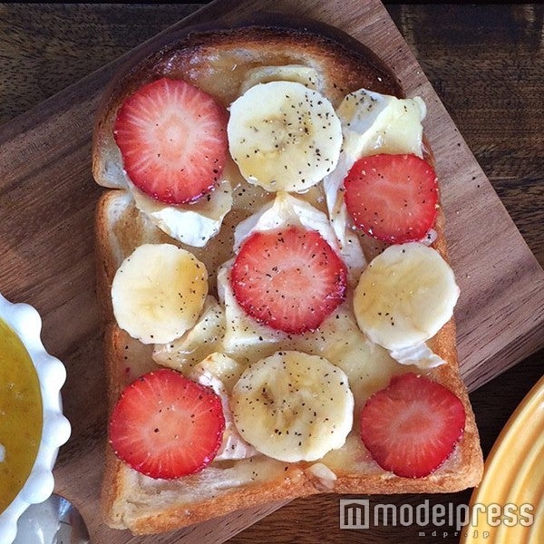フルーツたっぷりの悪魔トースト／写真提供：柏原歩さん