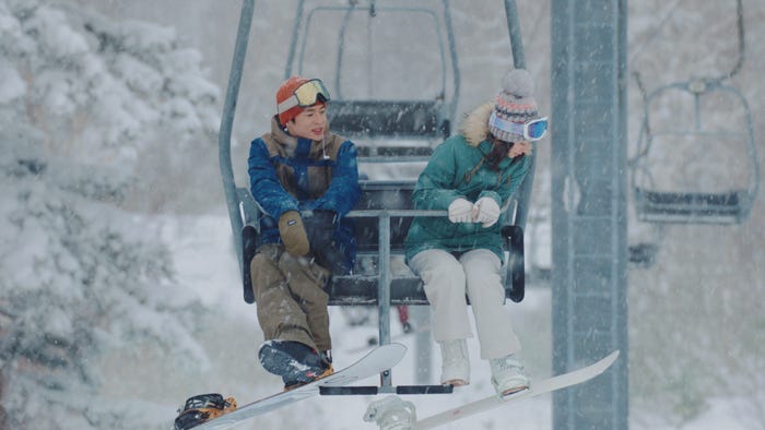 「雪よ、推してくれ。」篇より(提供写真)