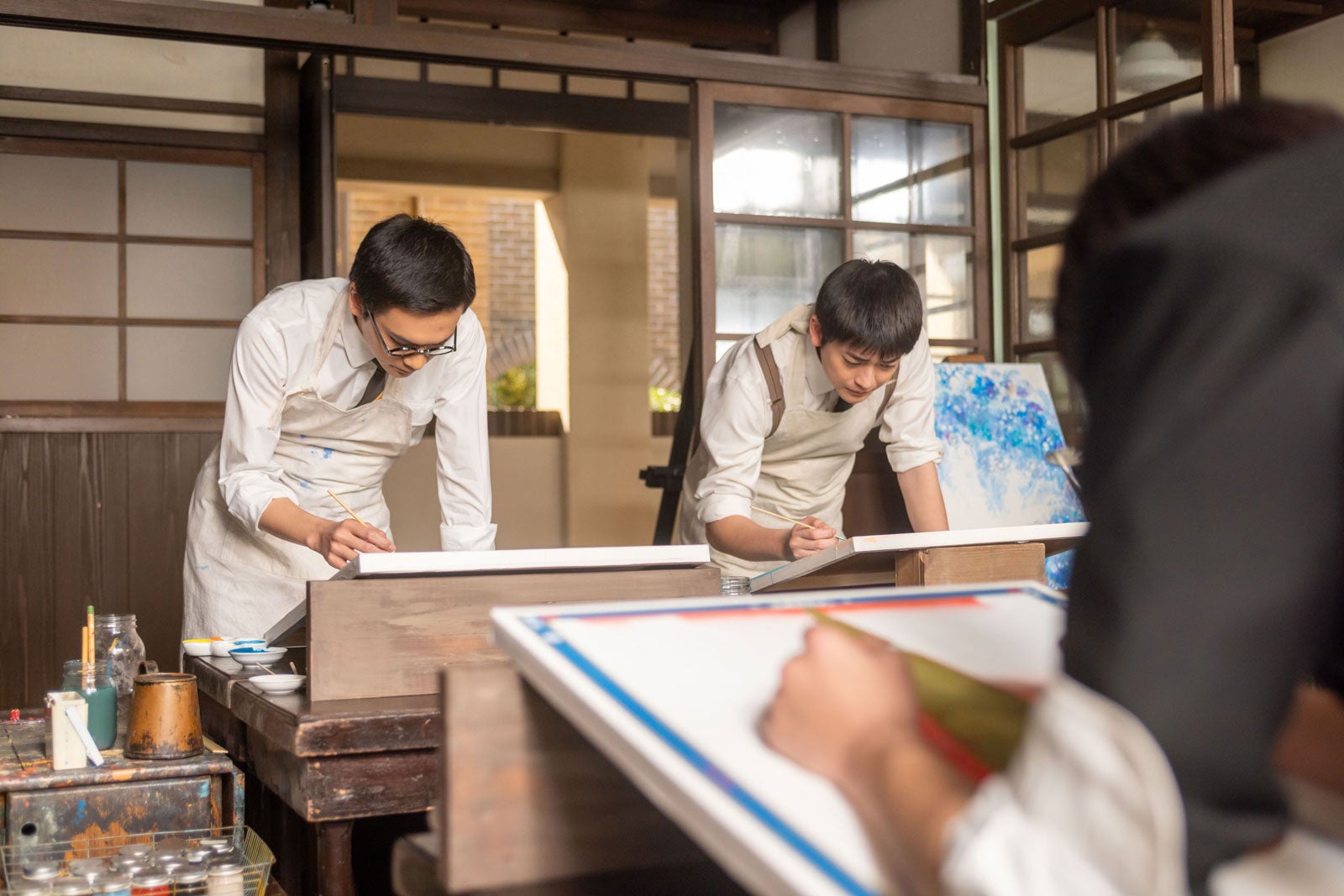 北村匠海、高橋文哉「あんぱん」第40話（C）NHK