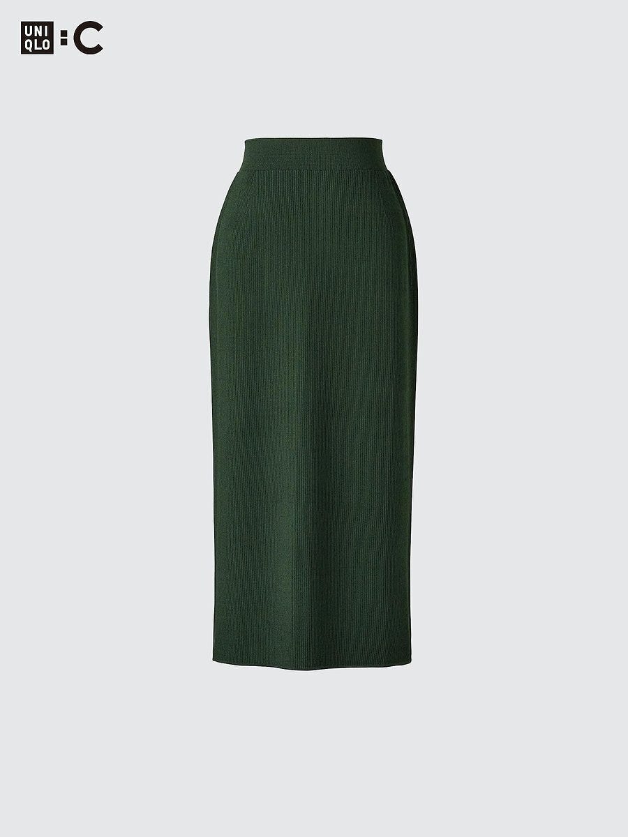 ユニクロの3Dリブスカート