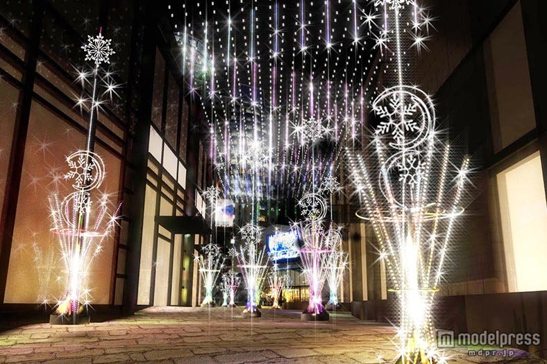 都心に3種のテーマ別イルミネーションが登場 光の芸術がXmasを彩る