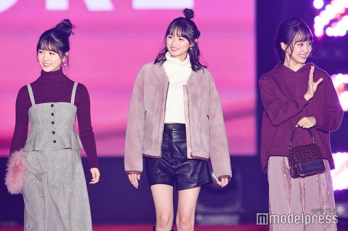 筒井あやめ、遠藤さくら、賀喜遥香 (C)モデルプレス