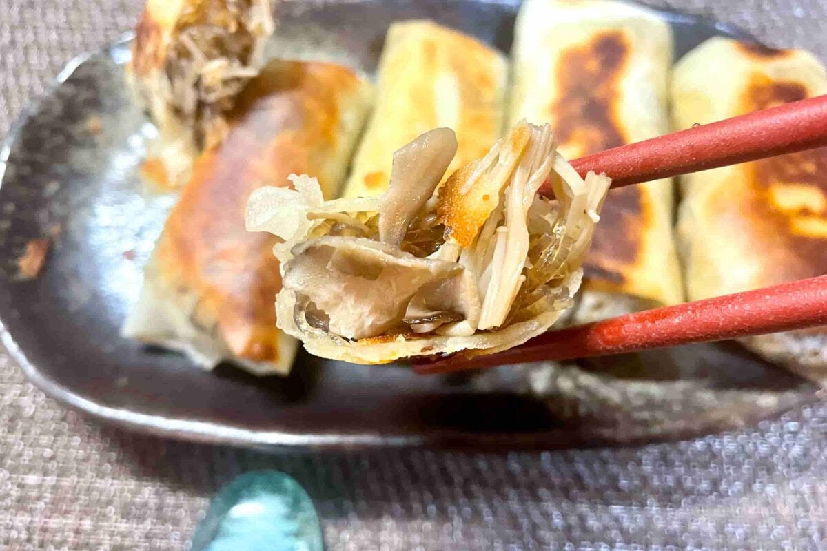 パリパリきのこ春巻き