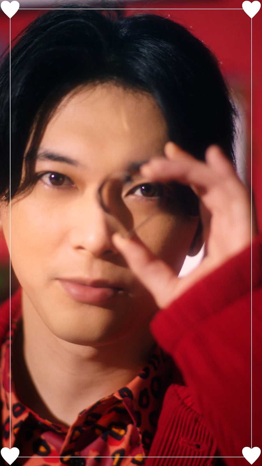 吉沢亮／新WEB動画「ハートぶち抜きチャレンジ」篇より（提供写真）