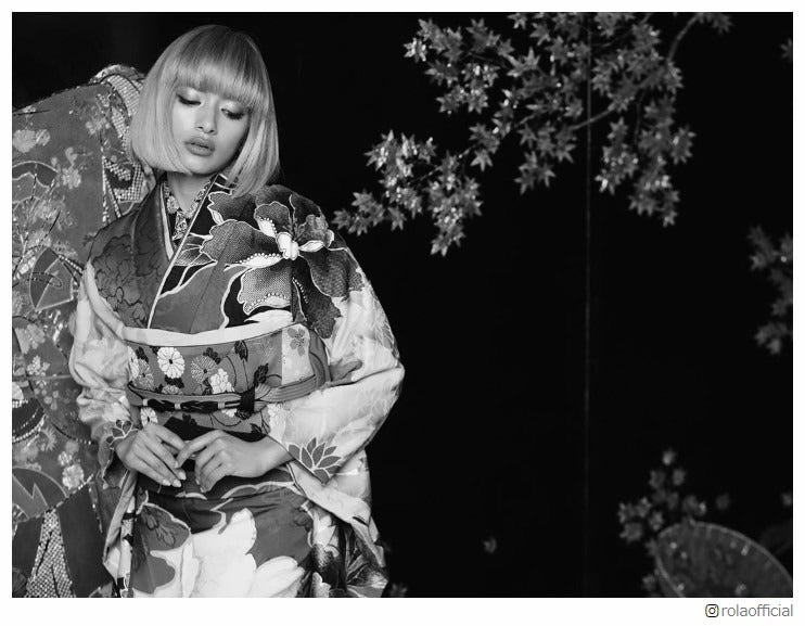ローラ、おかっぱ風ボブの着物姿に「美しすぎる」「見惚れる」と絶賛の声