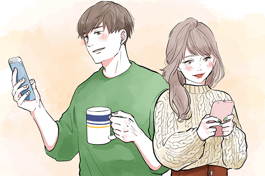 実は夢中になっている。男性が彼女とのLINEを絶対に終わらせない特徴