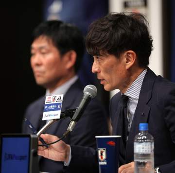 宮本会長、“急転”森保監督続投の経緯明かす 外国人監督の選択肢についても言及「もちろんそういった動きはしてきた」