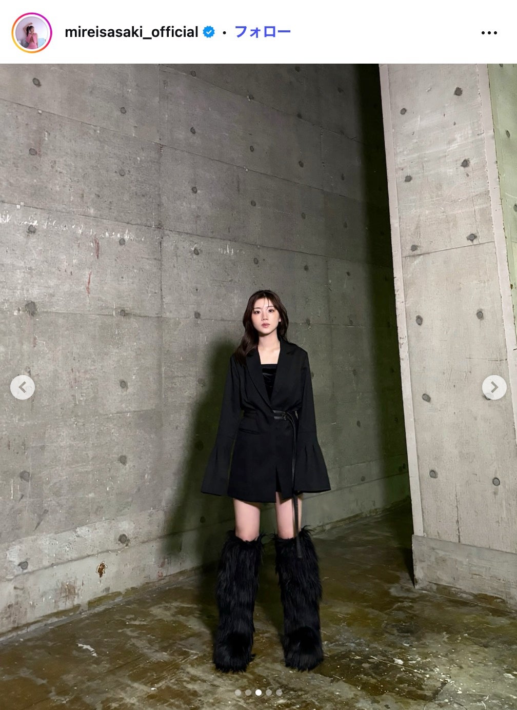 佐々木美玲Instagramより