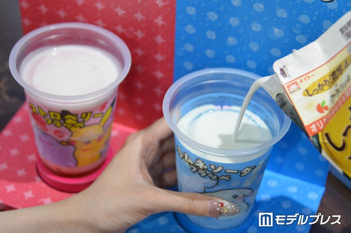 ストロベリーフラッペ、ラムネソーダフラッペ(C)モデルプレス