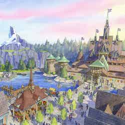 「フローズンキングダム」全景イメージ（昼）（C）Disney