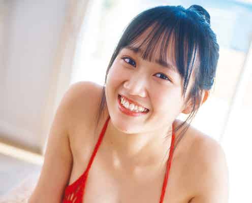 奥村梨穂、爽やかビキニで圧巻美ボディ放出「月刊ヤンマガ」初登場