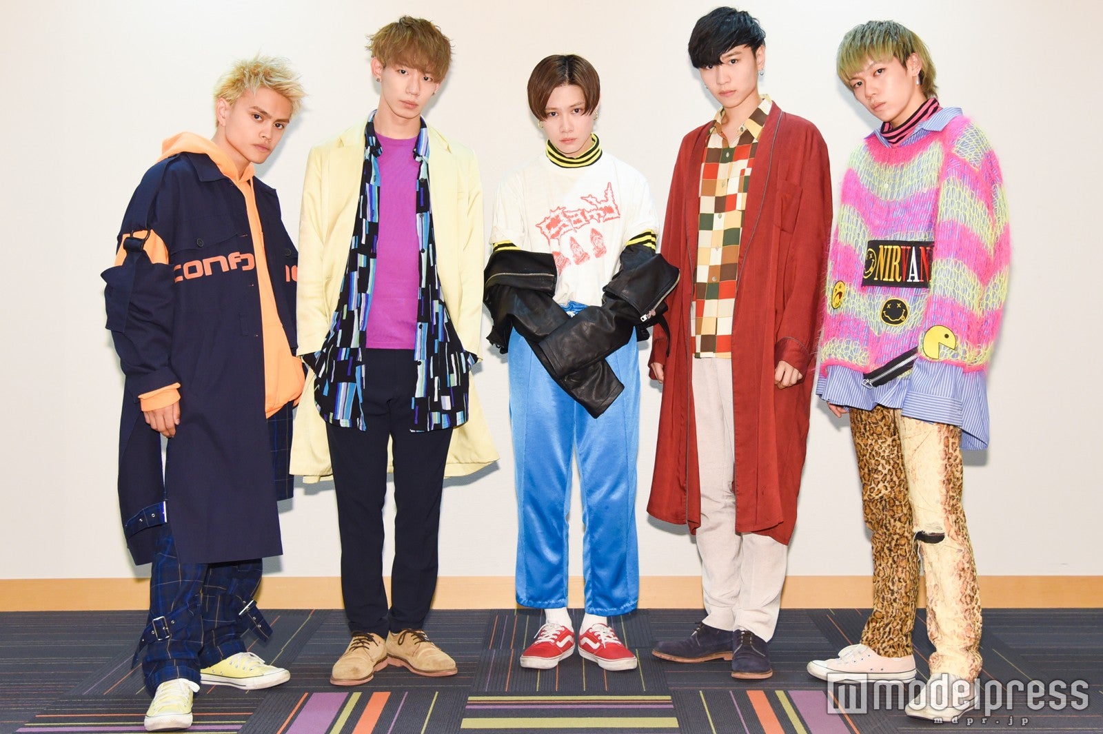 （左から）REIJI、MARK、TATSUKI、MASAHARU、JUDAI（C）モデルプレス