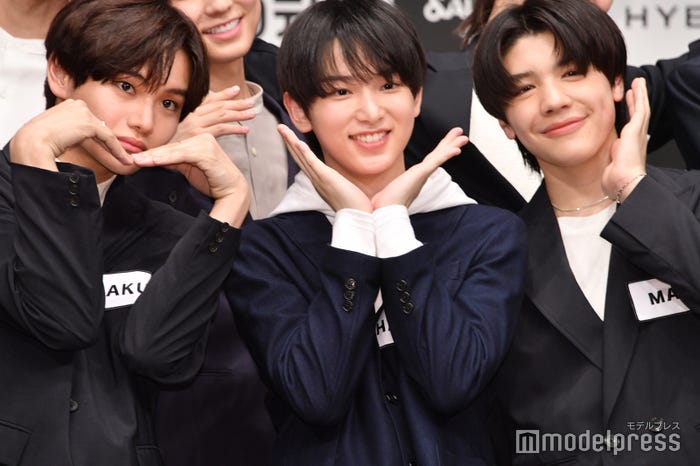 GAKU、HARUA、MAKI(C)モデルプレス