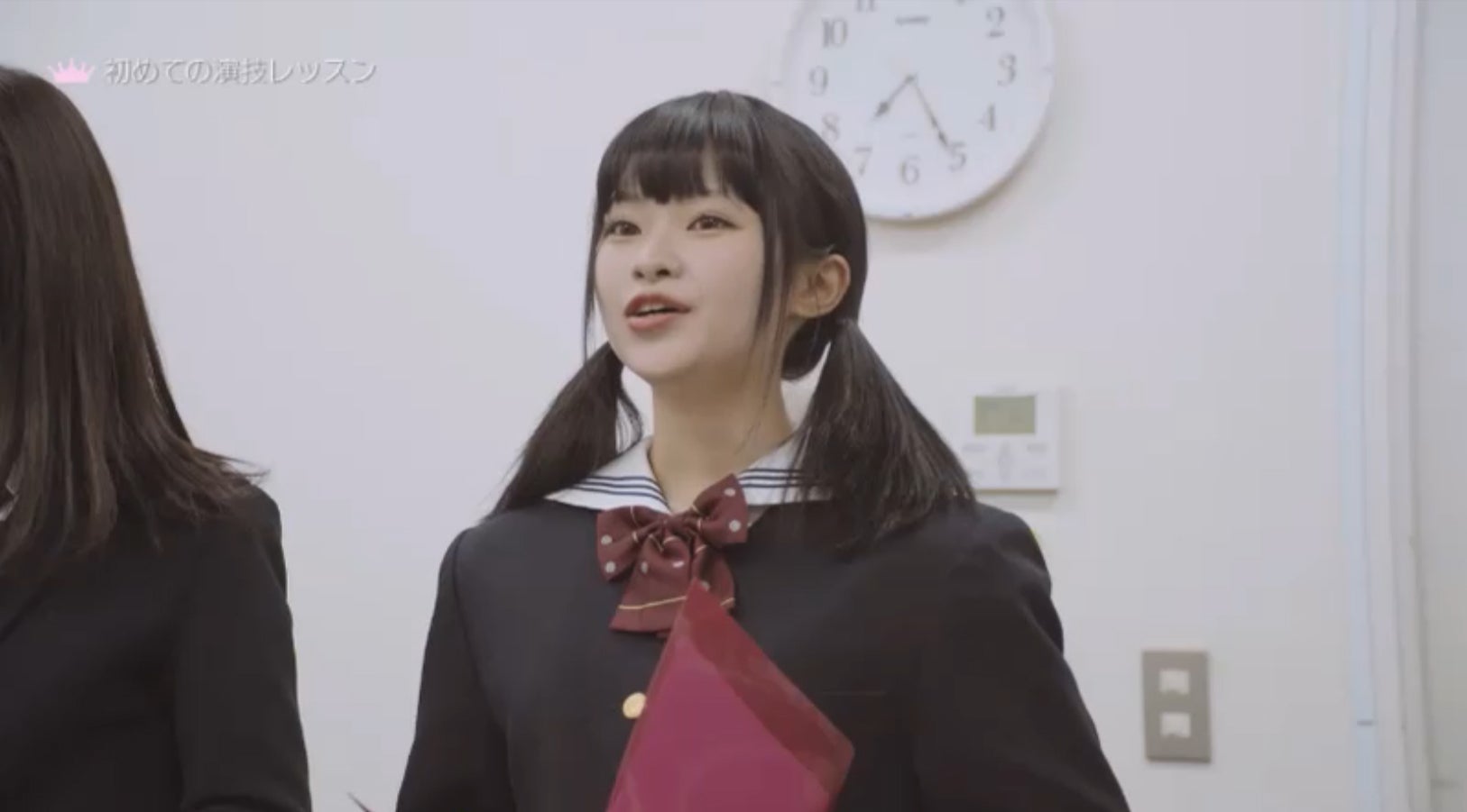 発声練習／「女子高生ミスコンFINALIST～ハレトキドキＪＫ～」より（提供画像）