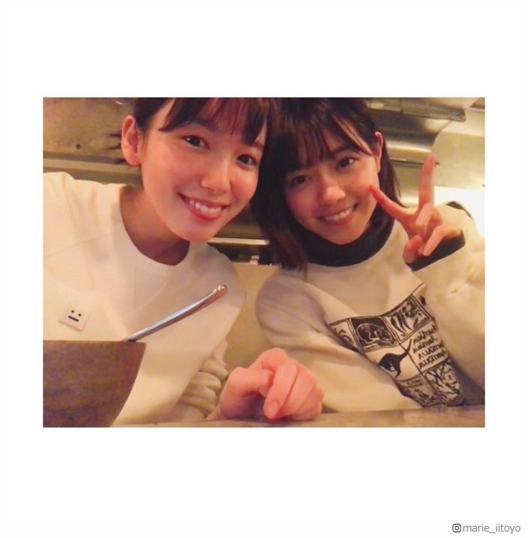 飯豊まりえ、乃木坂46西野七瀬のバースデー祝福「電影少女」コンビのプライベートショットにファン歓喜