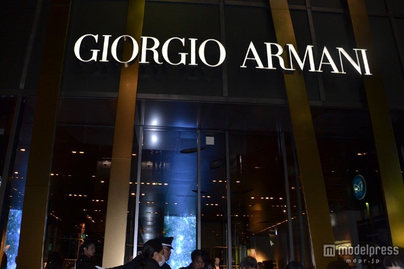 オープン５周年記念パーティーが行われたアルマーニ／銀座タワー