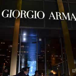 オープン5周年記念パーティーが行われたアルマーニ/銀座タワー