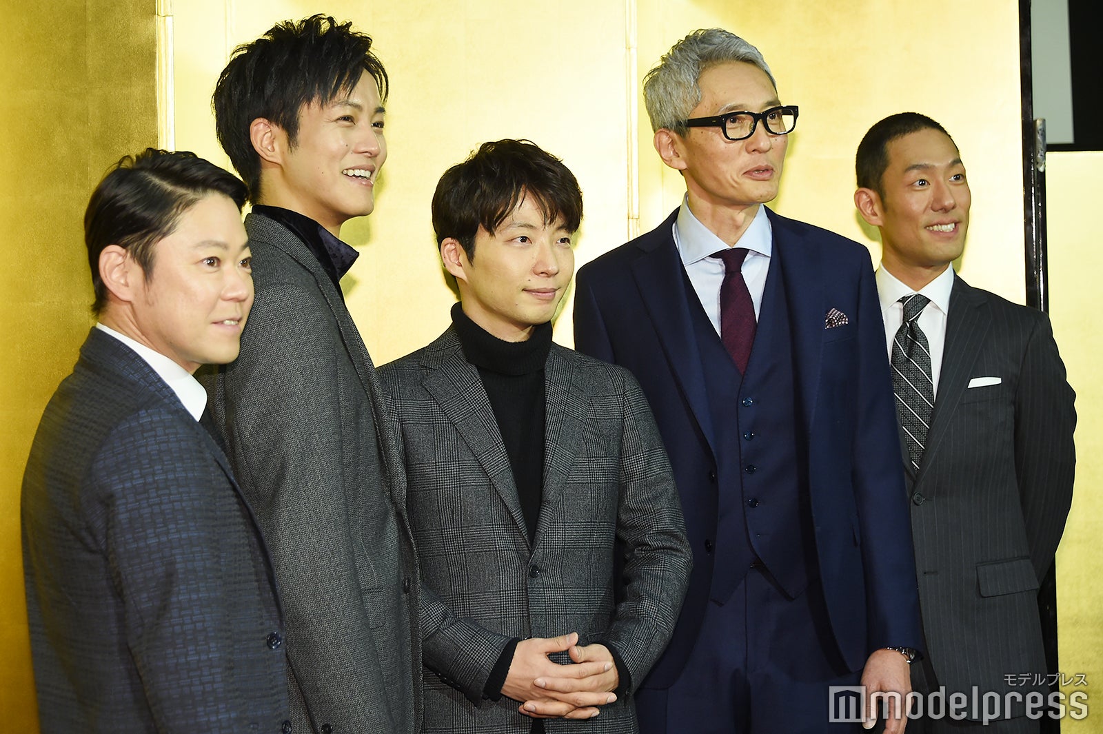 （左から）阿部サダヲ、松坂桃李、星野源、松重豊、中村勘九郎（C）モデルプレス