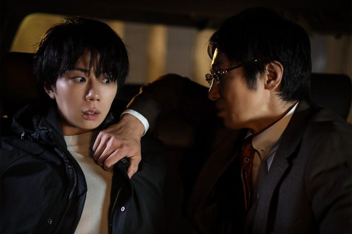 北山宏光、高橋光臣「君が獣になる前に」第4話より(C)テレビ東京
