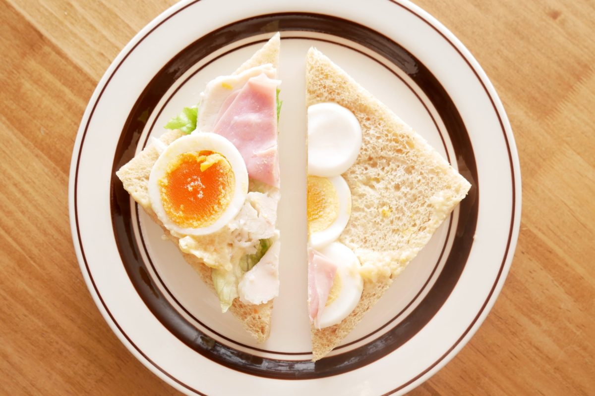 たんぱく質が摂れるチキンサラダサンド