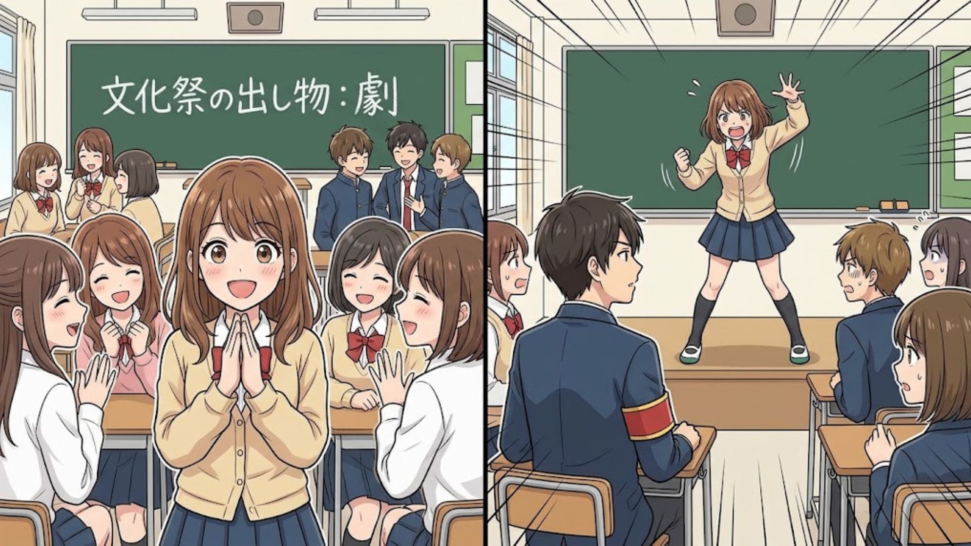 “ヒロイン役”は誰の手に？『高校の文化祭』で、イケメンの相手役をめぐって“女の戦い”が勃発...そして【まさかの事態】に！？