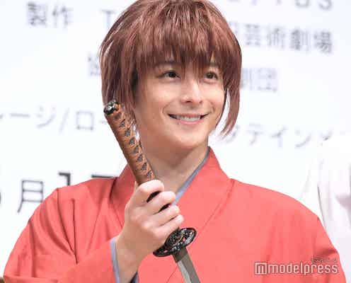 小池徹平、報道陣前に殺陣披露「とても緊張しました」<ミュージカル「るろうに剣心 京都編」>