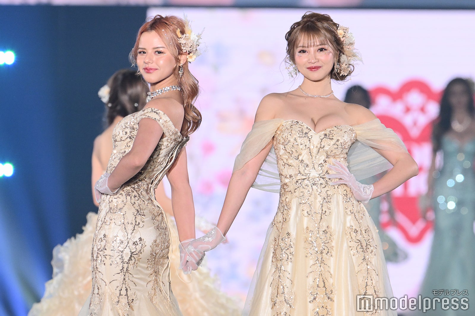 みあ、秋元帆華「関コレ 2023 S／S」より（C）モデルプレス