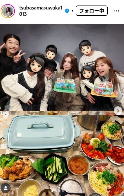 益若つばさInstagramより