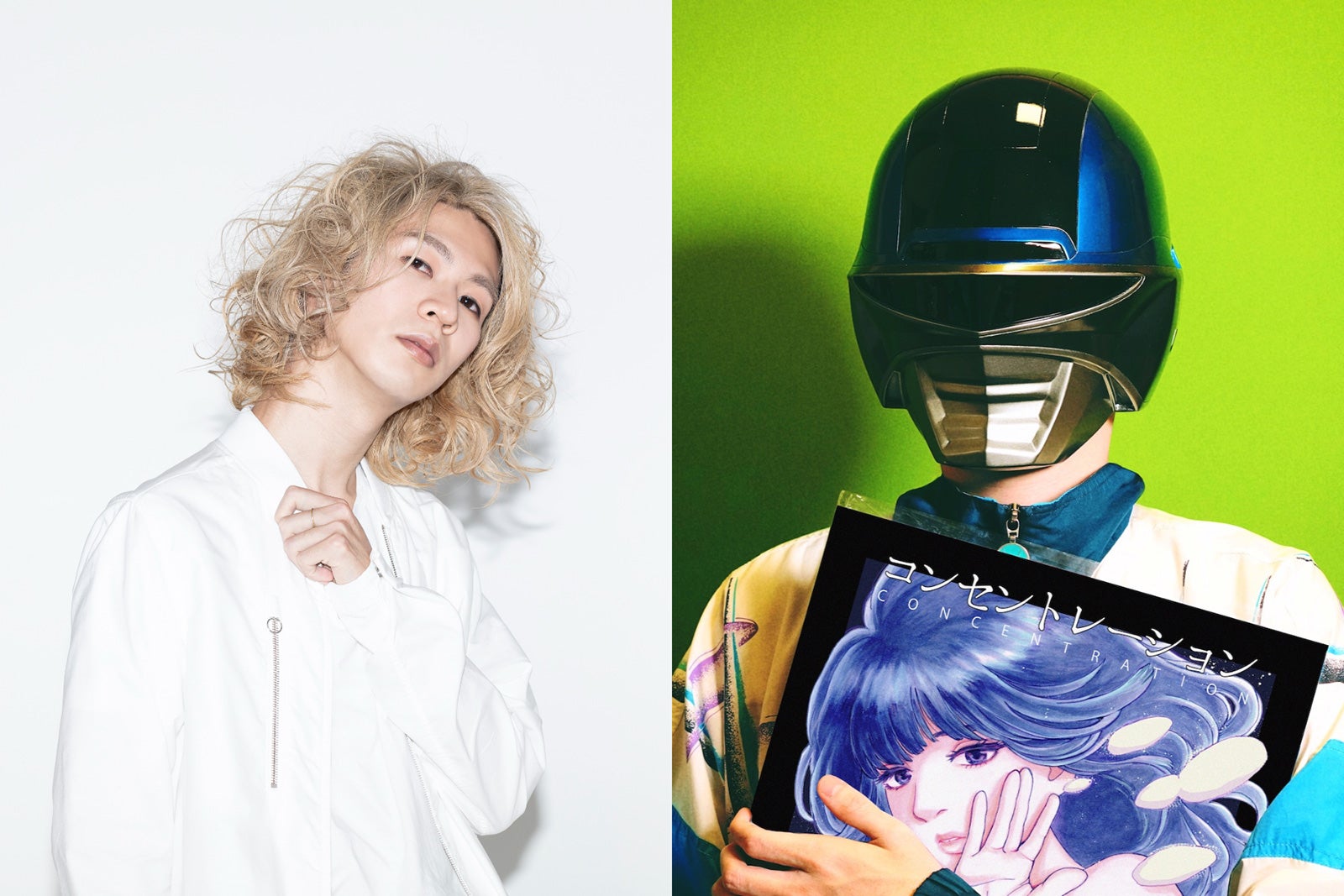 （左から）水野蒼生、Night Tempo （提供写真）