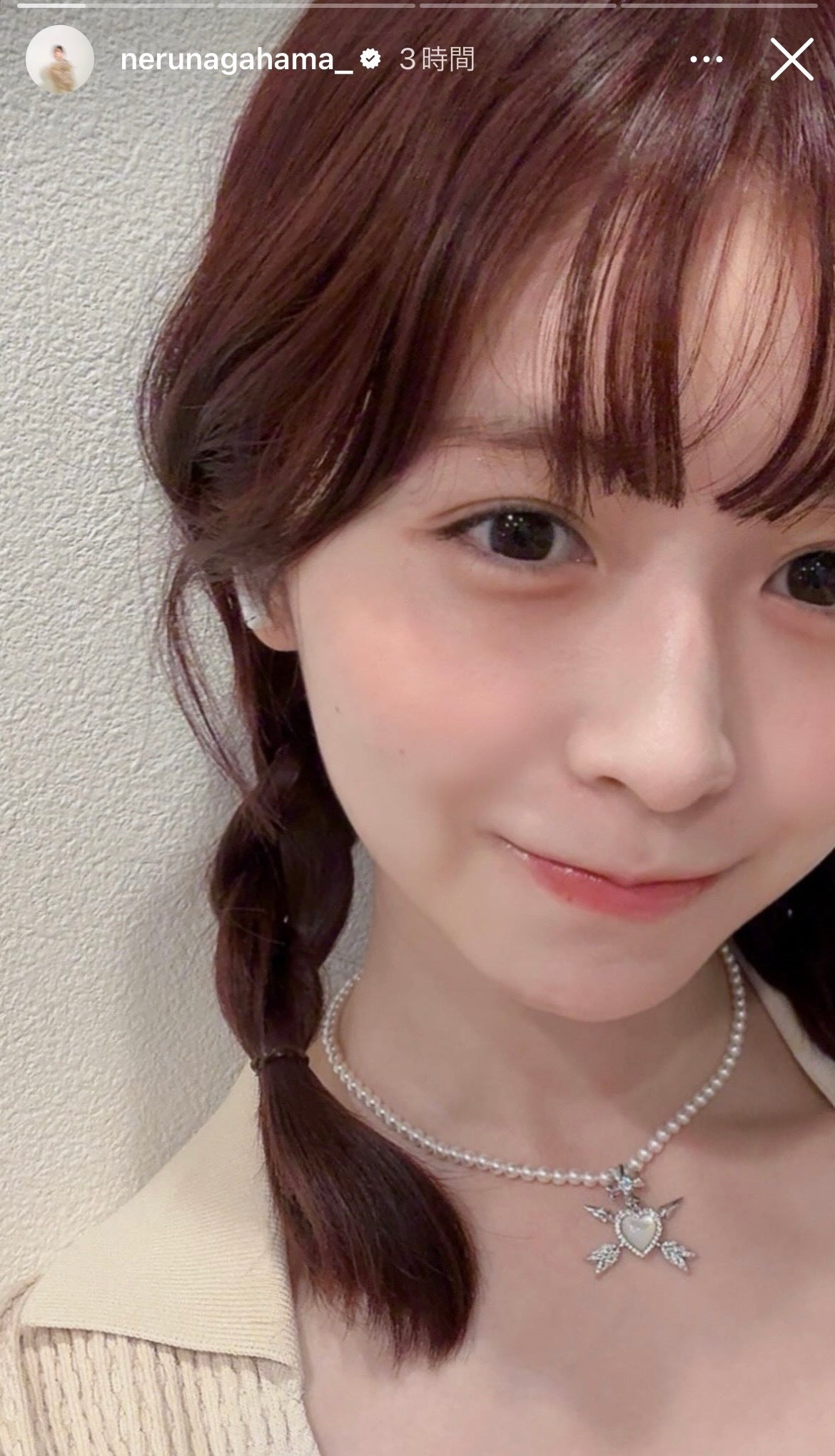 長濱ねるInstagramストーリーズより