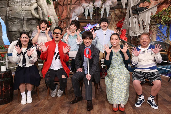 前列左から:イモトアヤコ、宮川大輔、内村光良、いとうあさこ、出川哲朗/後列左から:黒沢かずこ、村上知子、大島美幸(C)日本テレビ