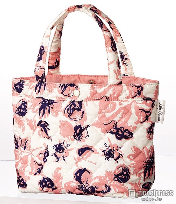 「sweet」5月号の付録「リリー ブラウン」大花柄トートバッグ