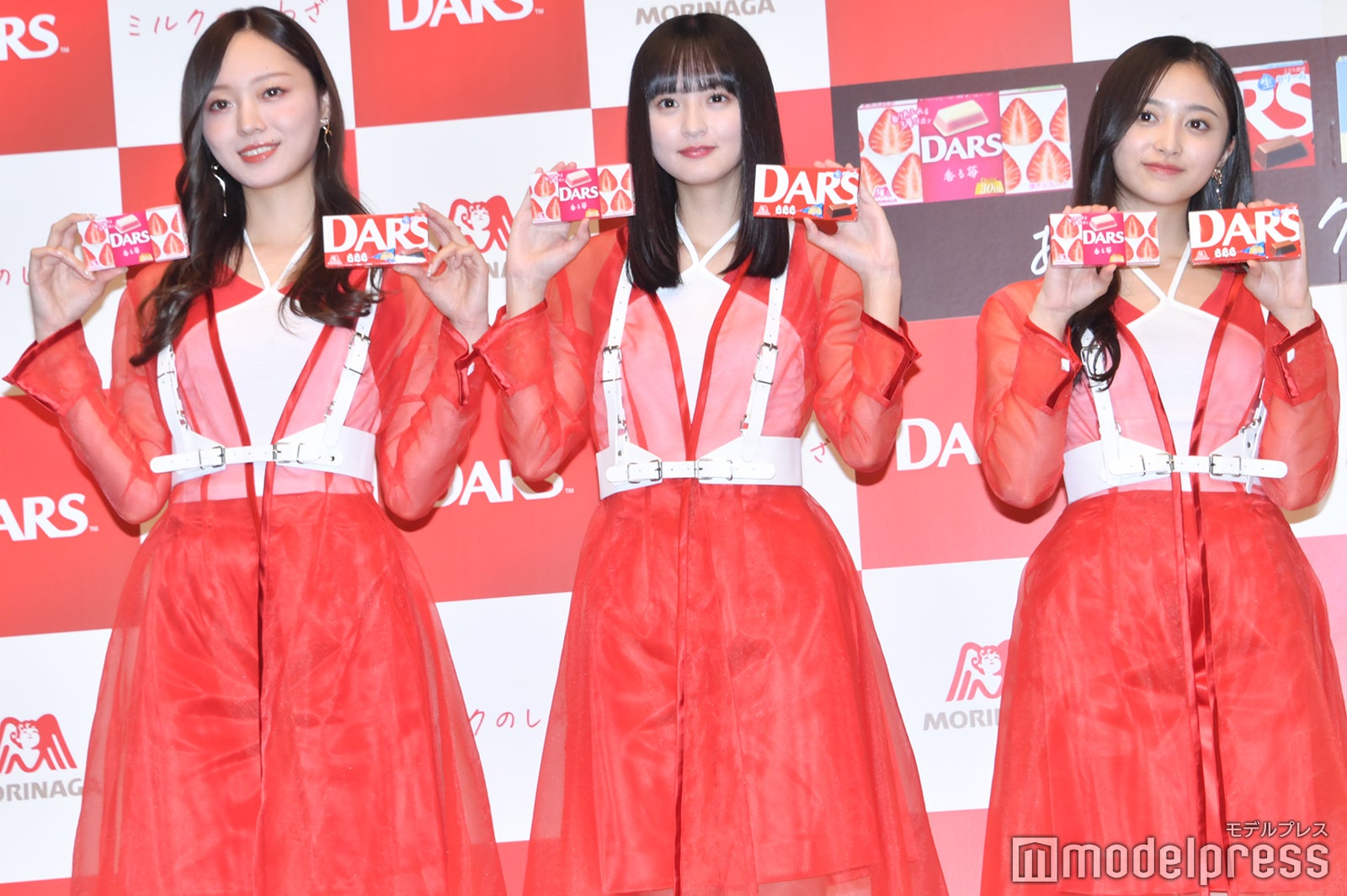 梅澤美波、遠藤さくら、井上和（C）モデルプレス