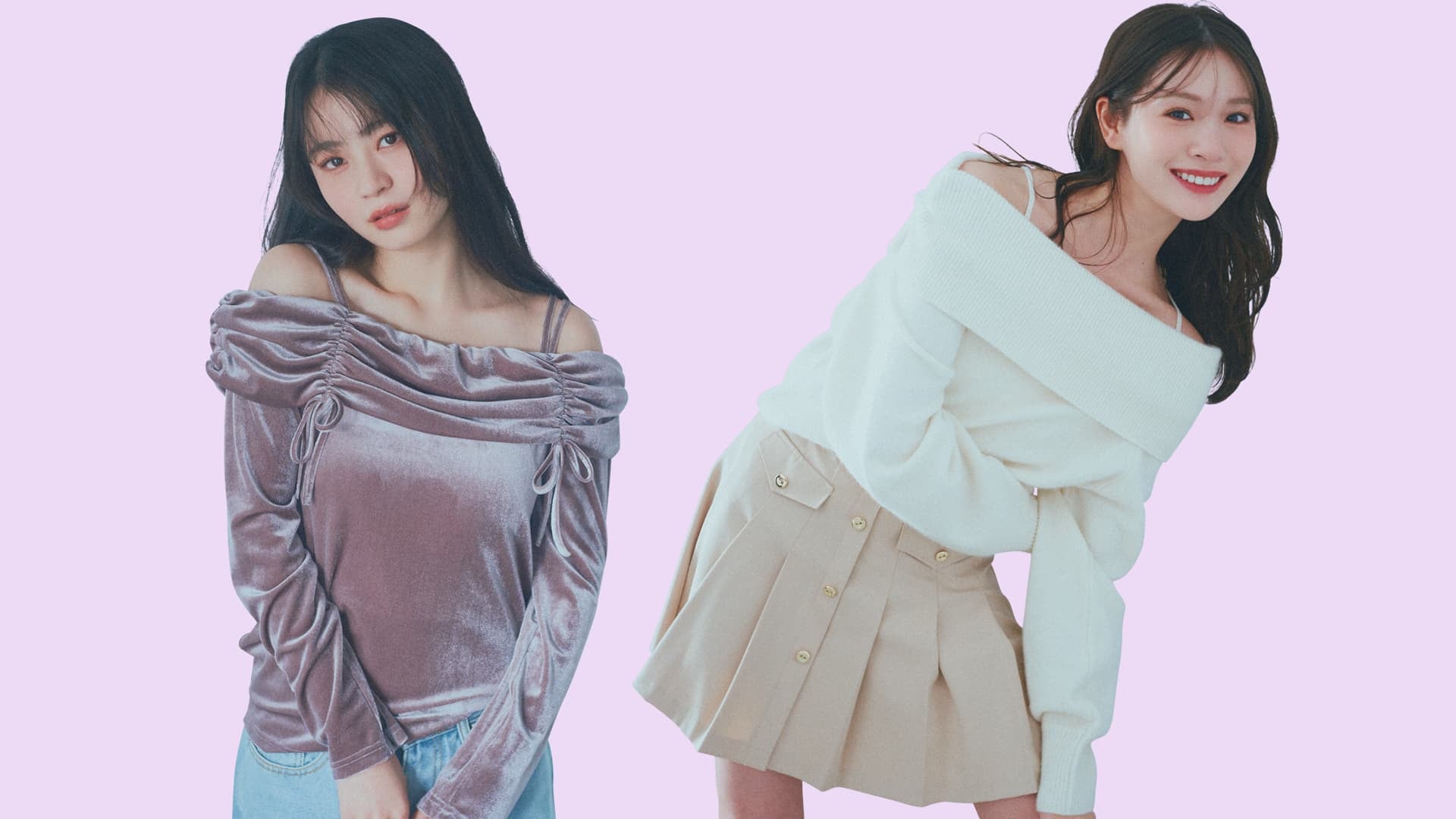 女みをアピるのが超重要♡ 男心をつかむ【オフショルトップス】着こなしテク