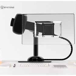 自動でPCモニターが回転し、自然とストレッチができる新感覚ガジェット!長時間デスクワークでも首・肩のコリ知らず