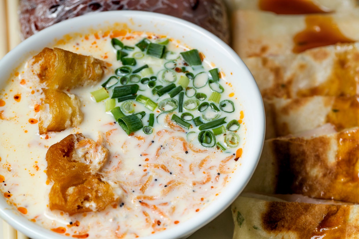 番組に登場する世界の朝食 （写真提供：MBS）