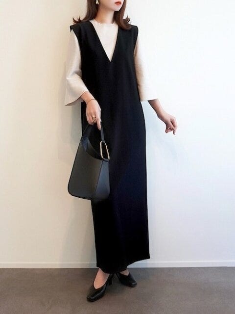 ニット　コーデ　秋