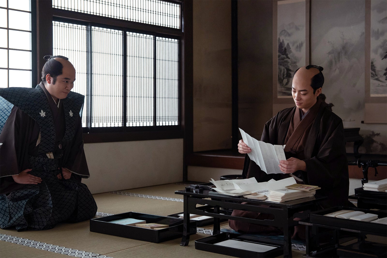 園田翔太、井上祐貴「べらぼう～蔦重栄華乃夢噺～」最終話（C）NHK